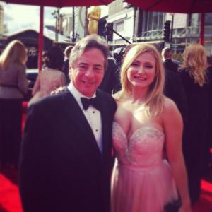 Andrew Sugerman with Flaminia Bonciani at Oscars 2014