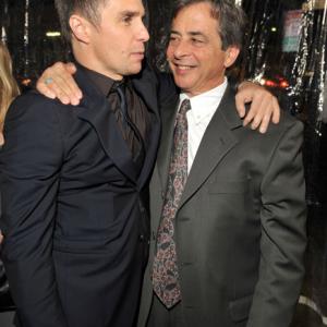 Sam Rockwell and Andrew Sugerman at the premiere of Conviction