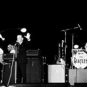Beatles introduced by Ed Sullivan at Shea Stadium, August 15, 1965