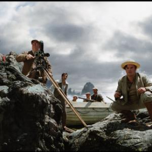 Still of Adrien Brody Colin Hanks Jack Black and John Sumner in King Kong 2005