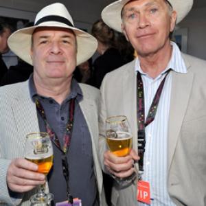 Brian Hammond (L) and Harry Sutherland of Long Tale Entertainment Ltd attend the TIFF Party held at the Plage des Palms during the 63rd Annual International Cannes Film Festival on May 14, 2010 in Cannes, France.