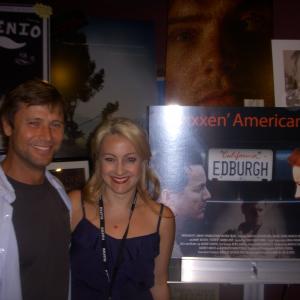 Natalie Sutherland and Grant Show fxxxen Americans premier Leammle Cinemas Sunset Blvd LA