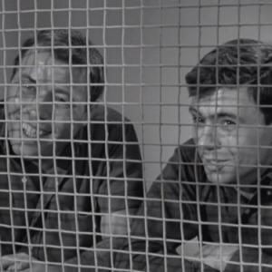 Still of Robert Blake and Frank Sutton in Naked City 1958