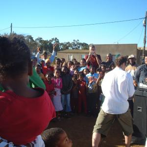 MC Shakespeare in township Darling South Africa