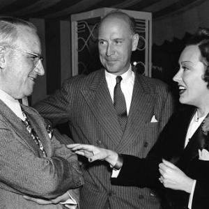 Gloria Swanson, Allan Dwan, Rene Hubert, FATHER TAKES A WIFE, RKO, 1941, **I.V.