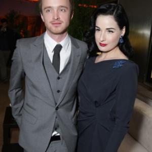 Aaron Paul and Dita Von Teese at event of Brestantis blogis 2008