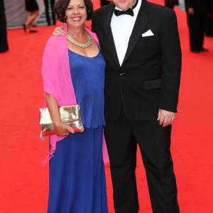 Mary Roscoe and Jeremy Swift at event of Downton Abbey (2010)
