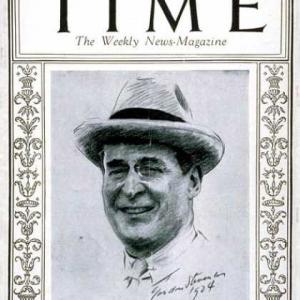 Grandfather, Herbert Bayard Swope on cover of Time Magazine.