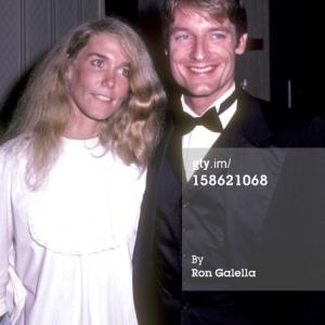 Tracy Brooks Swope and Perry King at Emmy Awards