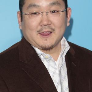 Aaron Takahashi arrives at the Los Angeles Premiere of Yes Man held at the Mann Village Theater on December 17 2008 in Los Angeles California