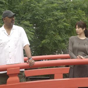 Daniel and Noriko at the Harimaya Bridge