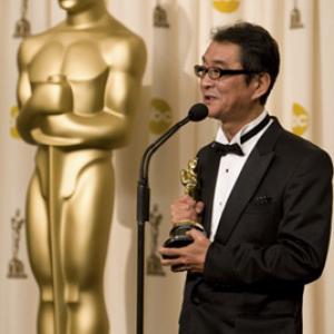 For Best foreign language film of the year from Japan Departures produced by Regent Releasing A Departures Film Partners Production Accepting the Oscar is Yojiro Takita backstage following the live ABC Telecast from the Kodak Theatre at the 81st Annual Academy Awards in Hollywood CA Sunday February 22 2009