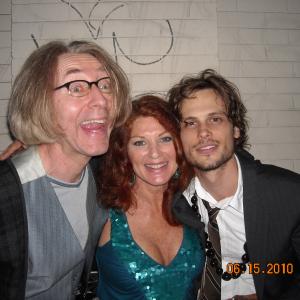 famous comedian Emo Phlips and Matthew Gray Gubler from Criminal Minds