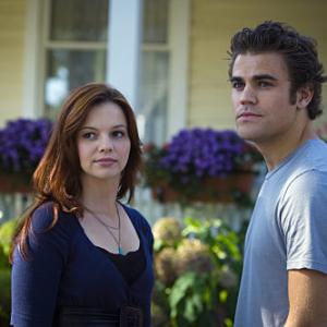 Still of Amber Tamblyn and Paul Wesley in The Russell Girl 2008