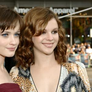 Alexis Bledel and Amber Tamblyn at event of The Sisterhood of the Traveling Pants 2005
