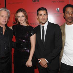 Michael Douglas Orlando Jones Jesse Metcalfe and Amber Tamblyn at event of Beyond a Reasonable Doubt 2009