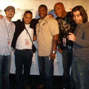 Jai Bugarin Tyrone Tann Omega Kayne John Attles and Nicolas Valentin attending the San Diego Black Film Festival