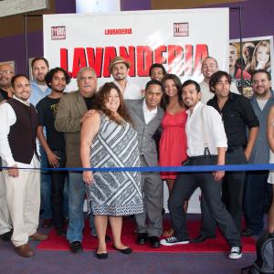 DirectorProducer Tyrone Tann and Cast at the World Premiere of Lavanderia