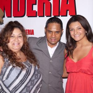Stephanie Contreras, Tyrone Tann, and Delanie Armstrong attending the World Premiere of Lavanderia.