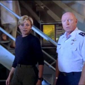 Still of Don S. Davis and Amanda Tapping in Stargate SG-1 (1997)