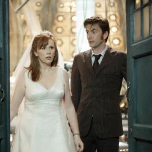 Still of Catherine Tate and David Tennant in Doctor Who (2005)