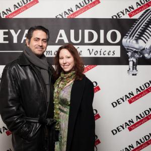 Richard and his wife Tracy Eliott at the Deyan Audio 2012 gala