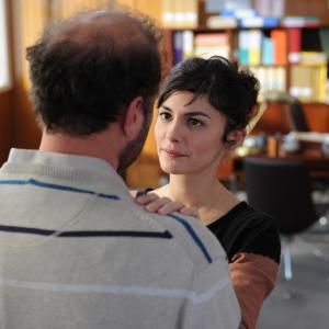 Still of Audrey Tautou and Franois Damiens in Subtilumas 2011