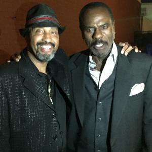 American actors BT. Taylor and Steven Williams at event honoring comedian Reynaldo Rey .