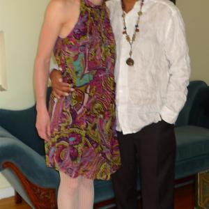 B.T Taylor with Artist Valerie Broatch-Taylor.