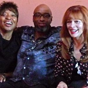 American Actor BT Taylor doing the show Voices of the unheard with american actors Tina Lifford and Frances Fisher