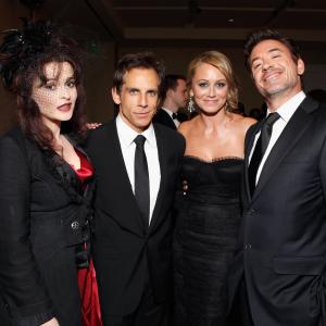 Helena Bonham Carter Robert Downey Jr Ben Stiller and Christine Taylor