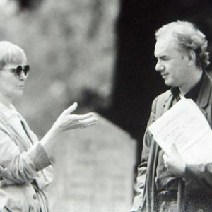 With Joanne Woodward on location for Foreign Affairs