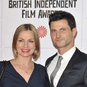 British Independent film awards nominee with his wife Simone Lahbib