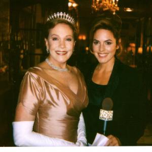 On the set of Princess Diaries with Julie Andrews