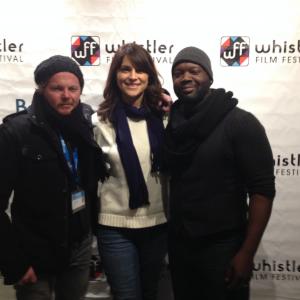 Teach Grant Paralee Cook and Viv Leacock at the premiere of Down Here at the Whistler Film Festival 2013