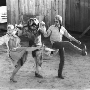 With Dee Wallace and Cujo on the set of CUJO
