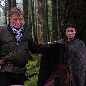 Still of Dolph Lundgren and Natassia Malthe in In the Name of the King 2 Two Worlds 2011