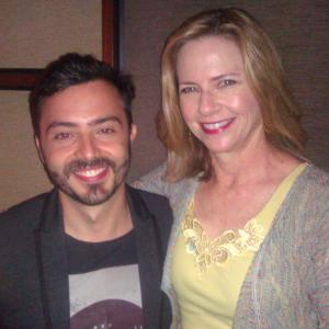 Lisa with Aldo Filiberto WriterDirector of The Fortune Theory at the Private Screening Aug 31 2012