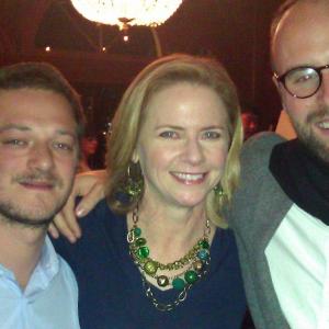 Alvaro Valente Lisa and Matt Helderman at the Wrap Party for The Fortune Theory
