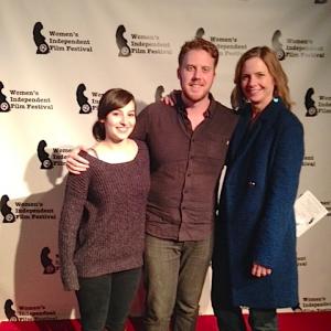 At Women's Indie Fest with Writer/Director Leah McKissock and Producer Adam Blake Carver, 