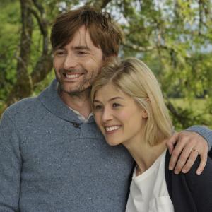 Still of Rosamund Pike and David Tennant in What We Did on Our Holiday 2014