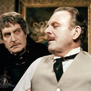 Still of Vincent Price and TerryThomas in The Abominable Dr Phibes 1971