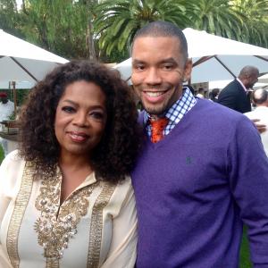 Me  Oprah at Oprahs house Selma Legends Weekend