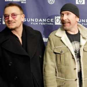 Bono and The Edge at event of U2 3D (2007)