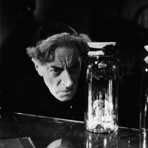 Still of Ernest Thesiger and Joan Woodbury in Bride of Frankenstein (1935)
