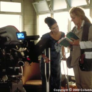 Director Betty Thomas with Sandra Bullock