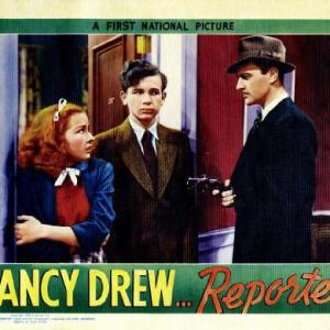 Bonita Granville and Frankie Thomas in Nancy Drew... Reporter (1939)