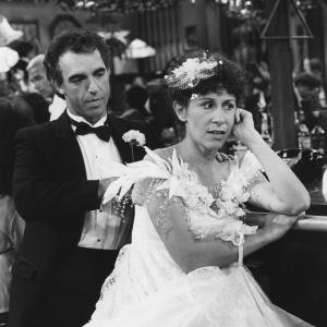 Still of Rhea Perlman and Jay Thomas in Cheers 1982