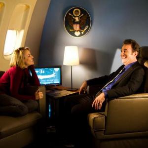 Meredith Thomas as First Lady Kimberly Phillips and Andy Clemence as President Phillips in the feature Air Collision