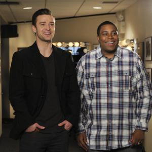 Still of Justin Timberlake and Kenan Thompson in Saturday Night Live 1975
